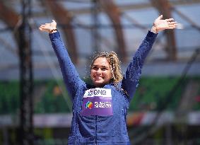 (SP)U.S.-EUGENE-ATHLETICS-WORLD CHAMPIONSHIPS-WOMEN'S HAMMER THROW-AWARDING CEREMONY