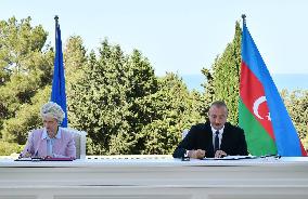 AZERBAIJAN-BAKU-EUROPEAN COMMISSION-PRESIDENT-VISIT
