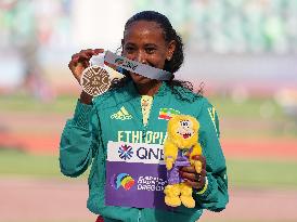 (SP)U.S.-EUGENE-ATHLETICS-WORLD CHAMPIONSHIPS-WOMEN'S MARATHON-AWARDING CEREMONY