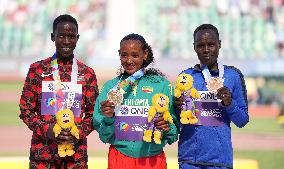 (SP)U.S.-EUGENE-ATHLETICS-WORLD CHAMPIONSHIPS-WOMEN'S MARATHON-AWARDING CEREMONY