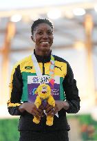 (SP)U.S.-EUGENE-ATHLETICS-WORLD CHAMPIONSHIPS-WOMEN'S TRIPLE JUMP-AWARDING CEREMONY