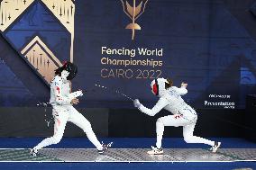 (SP)EGYPT-CAIRO-FENCING-2022 WORLD CHAMPIONSHIPS-WOMEN'S FOIL INDIVIDUAL