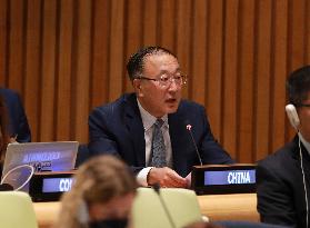 UN-GENERAL ASSEMBLY-SPECIAL EVENT-CHINA-ENVOY