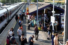 BRITAIN-HEATWAVE-TRANSPORTATION