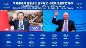 CHINA-BEIJING-LI KEQIANG-WEF-VIRTUAL MEETING (CN)