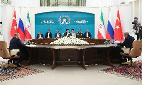 IRAN-TEHRAN-RUSSIA-TÜRKIYE-TRILATERAL MEETING