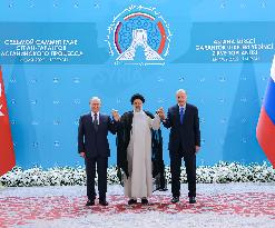 IRAN-TEHRAN-RUSSIA-TÜRKIYE-TRILATERAL MEETING