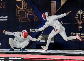 (SP)EGYPT-CAIRO-FENCING-2022 WORLD CHAMPIONSHIPS-MEN'S EPEE INDIVIDUAL-FINAL