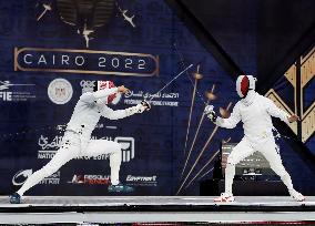 (SP)EGYPT-CAIRO-FENCING-2022 WORLD CHAMPIONSHIPS-MEN'S EPEE INDIVIDUAL-FINAL