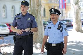 CROATIA-CHINA-POLICE-JOINT PATROL