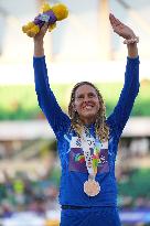 (SP)U.S.-EUGENE-ATHLETICS-WORLD CHAMPIONSHIPS-WOMEN'S HIGH JUMP-AWARDING CEREMONY