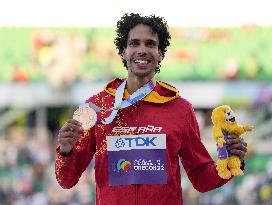 (SP)U.S.-EUGENE-ATHLETICS-WORLD CHAMPIONSHIPS-MEN'S 1500M-AWARDING CEREMONY