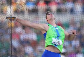 (SP)U.S.-EUGENE-ATHLETICS-WORLD CHAMPIONSHIPS-MEN'S DISCUS THROW-FINAL