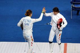 (SP)EGYPT-CAIRO-FENCING-2022 WORLD CHAMPIONSHIPS-WOMEN'S EPEE TEAM