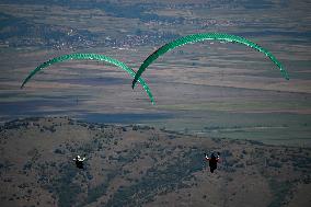 (SP)NORTH MACEDONIA-KRUSHEVO-2022 PARAGLIDING WORLD CUP