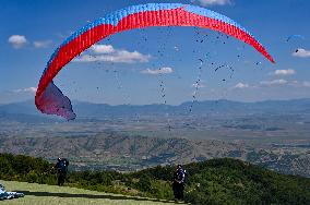 (SP)NORTH MACEDONIA-KRUSHEVO-2022 PARAGLIDING WORLD CUP