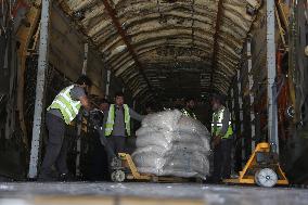 AFGHANISTAN-KABUL-RUSSIA-HUMANITARIAN AID SUPPLIES