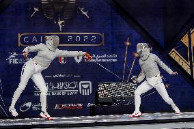 (SP)EGYPT-CAIRO-FENCING-2022 WORLD CHAMPIONSHIPS-WOMEN'S SABRE INDIVIDUAL-FINAL