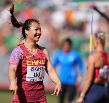 (SP)U.S.-EUGENE-ATHLETICS-WORLD CHAMPIONSHIPS-WOMEN'S JAVELIN THROW QUALIFICATION