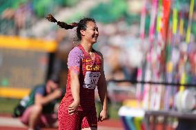 (SP)U.S.-EUGENE-ATHLETICS-WORLD CHAMPIONSHIPS-WOMEN'S JAVELIN THROW QUALIFICATION