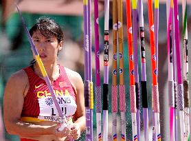 (SP)U.S.-EUGENE-ATHLETICS-WORLD CHAMPIONSHIPS-WOMEN'S JAVELIN THROW QUALIFICATION