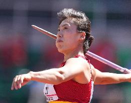 (SP)U.S.-EUGENE-ATHLETICS-WORLD CHAMPIONSHIPS-WOMEN'S JAVELIN THROW QUALIFICATION