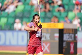 (SP)U.S.-EUGENE-ATHLETICS-WORLD CHAMPIONSHIPS-WOMEN'S JAVELIN THROW QUALIFICATION