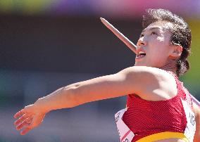 (SP)U.S.-EUGENE-ATHLETICS-WORLD CHAMPIONSHIPS-WOMEN'S JAVELIN THROW QUALIFICATION