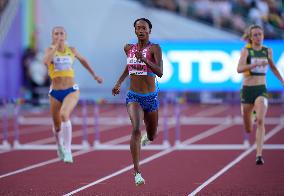 (SP)U.S.-EUGENE-ATHLETICS-WORLD CHAMPIONSHIPS-WOMEN'S 400M HURDLES SEMIFINAL