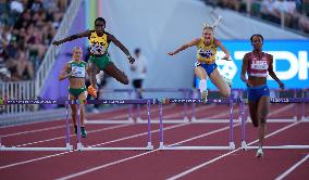 (SP)U.S.-EUGENE-ATHLETICS-WORLD CHAMPIONSHIPS-WOMEN'S 400M HURDLES SEMIFINAL