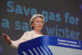 BELGIUM-BRUSSELS-EU-GAS CONSUMPTION-REDUCTION PLAN