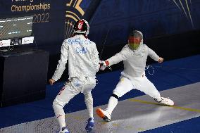 (SP)EGYPT-CAIRO-FENCING-2022 WORLD CHAMPIONSHIPS-TEAM MEN'S SABRE QUARTERFINAL