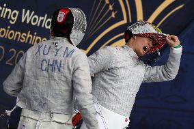 (SP)EGYPT-CAIRO-FENCING-2022 WORLD CHAMPIONSHIPS-TEAM MEN'S SABRE QUARTERFINAL