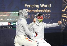 (SP)EGYPT-CAIRO-FENCING-2022 WORLD CHAMPIONSHIPS-TEAM MEN'S SABRE QUARTERFINAL