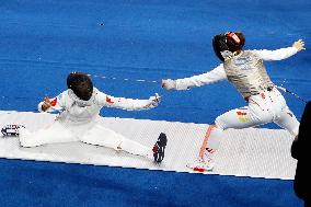 (SP)EGYPT-CAIRO-FENCING-2022 WORLD CHAMPIONSHIPS-TEAM WOMEN'S FOIL-TABLE OF 16