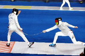 (SP)EGYPT-CAIRO-FENCING-2022 WORLD CHAMPIONSHIPS-TEAM WOMEN'S FOIL-TABLE OF 16