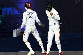 (SP)EGYPT-CAIRO-FENCING-2022 WORLD CHAMPIONSHIPS-TEAM MEN'S EPEE-TABLE OF 16