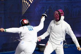 (SP)EGYPT-CAIRO-FENCING-2022 WORLD CHAMPIONSHIPS-TEAM MEN'S EPEE-TABLE OF 16