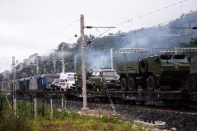 LAOS-VIENTIANE-CHINA-PLA-PEACE TRAIN