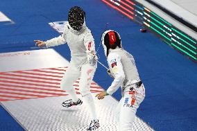 (SP)EGYPT-CAIRO-FENCING-2022 WORLD CHAMPIONSHIPS-TEAM WOMEN'S FOIL-QUARTERFINAL