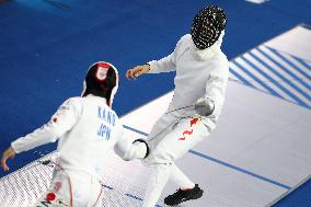 (SP)EGYPT-CAIRO-FENCING-2022 WORLD CHAMPIONSHIPS-TEAM MEN'S EPEE-QUARTERFINAL