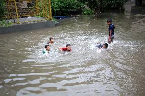 PAKISTAN-LAHORE-HEAVY RAINS