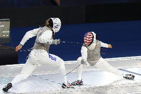 (SP)EGYPT-CAIRO-FENCING-2022 WORLD CHAMPIONSHIPS-WOMEN'S FOIL TEAM FINAL