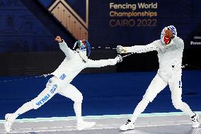 (SP)EGYPT-CAIRO-FENCING-2022 WORLD CHAMPIONSHIPS-MEN'S EPEE TEAM FINAL