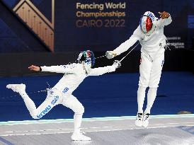 (SP)EGYPT-CAIRO-FENCING-2022 WORLD CHAMPIONSHIPS-MEN'S EPEE TEAM FINAL