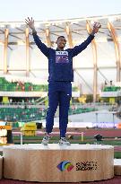 (SP)U.S.-EUGENE-ATHLETICS-WORLD CHAMPIONSHIPS-MEN'S 400M-AWARDING CEREMONY