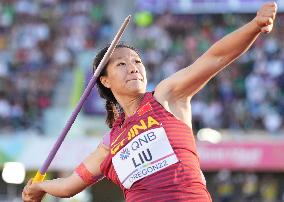 (SP)U.S.-EUGENE-ATHLETICS-WORLD CHAMPIONSHIPS-WOMEN'S JAVELIN THROW FINAL