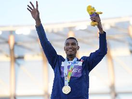 (SP)U.S.-EUGENE-ATHLETICS-WORLD CHAMPIONSHIPS-MEN'S 400M-AWARDING CEREMONY