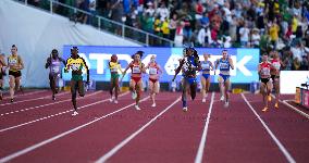 (SP)U.S.-EUGENE-ATHLETICS-WORLD CHAMPIONSHIPS-WOMEN'S 4X100M RELAY FINAL