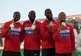 (SP)U.S.-EUGENE-ATHLETICS-WORLD CHAMPIONSHIPS-MEN'S 4X100M RELAY FINAL